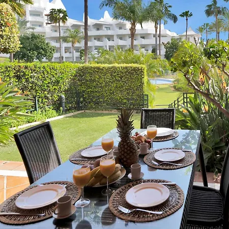 Lujoso Adosado Frente Al Mar Con Piscina Y Jardin - Riviera Andaluza 3 Nyaraló Estepona