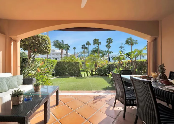 Lujoso Adosado Frente Al Mar Con Piscina Y Jardín - Riviera Andaluza 3 * Estepona