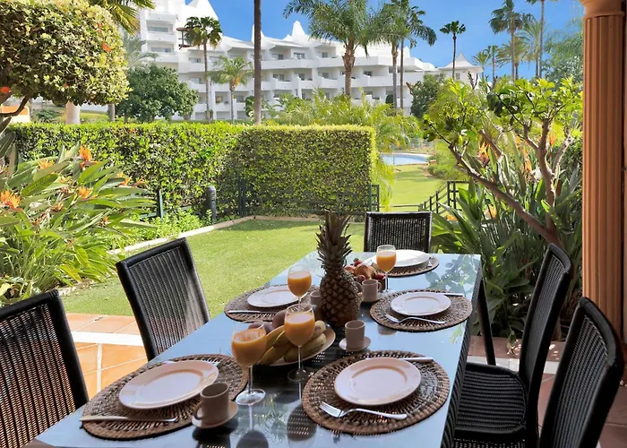 Lujoso Adosado Frente Al Mar Con Piscina Y Jardin - Riviera Andaluza 3 Feriehus Estepona