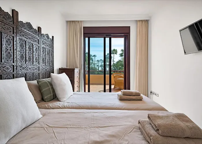 Feriehus Lujoso Adosado Frente Al Mar Con Piscina Y Jardin - Riviera Andaluza 3 *